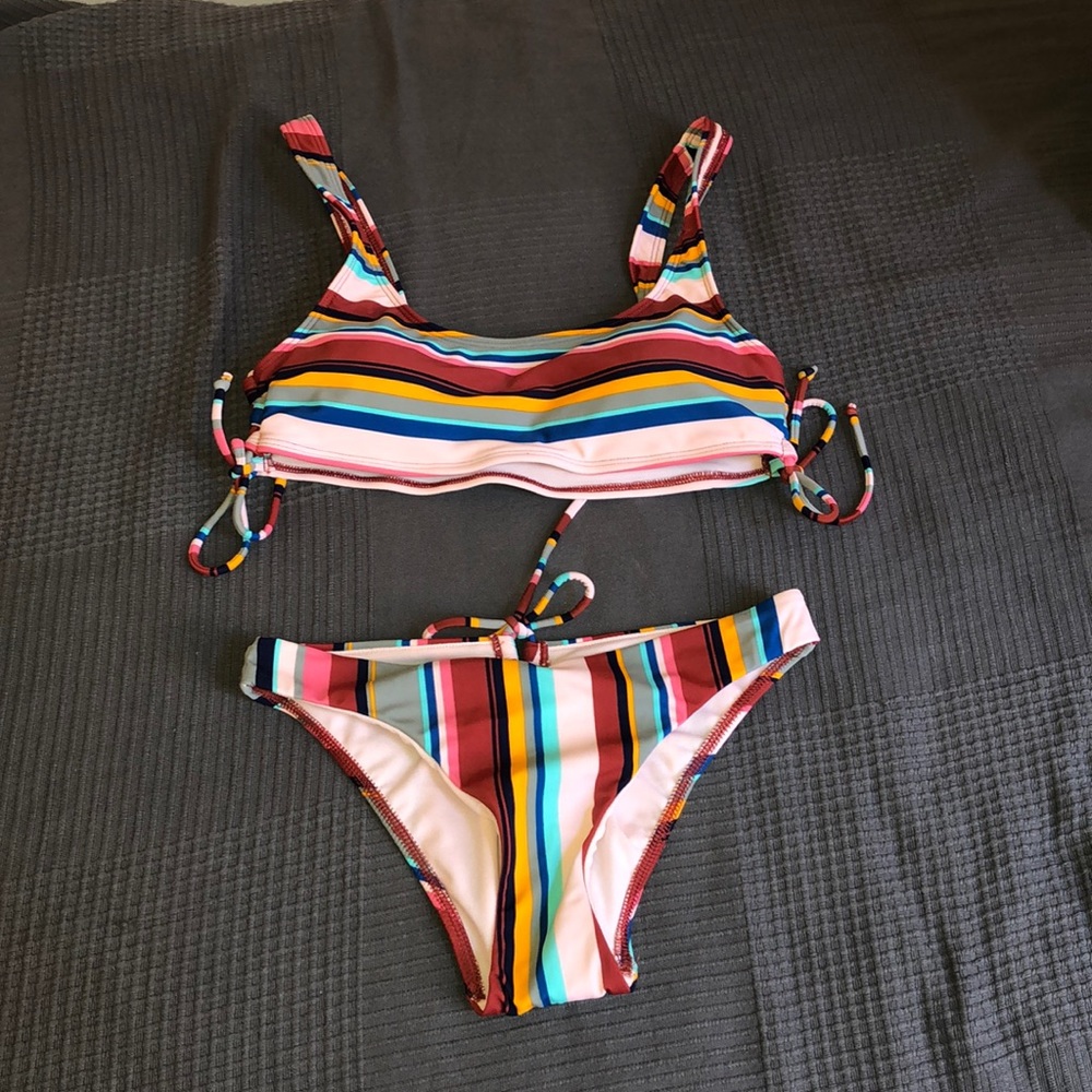 No Boundaries two piece bathing suit